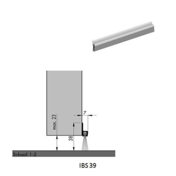 Industrijska krtačka IBS 39/300 cm