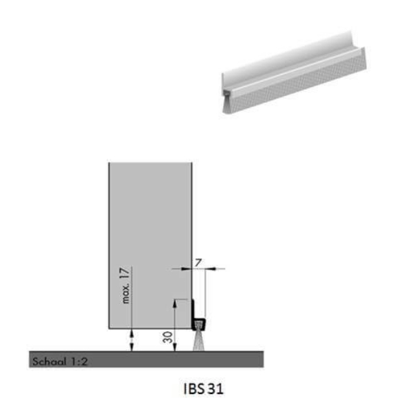 Industrijska krtačka IBS 31/300 cm