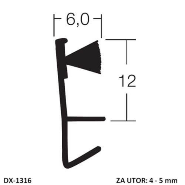 Ventilacijska krtačka DX-1316