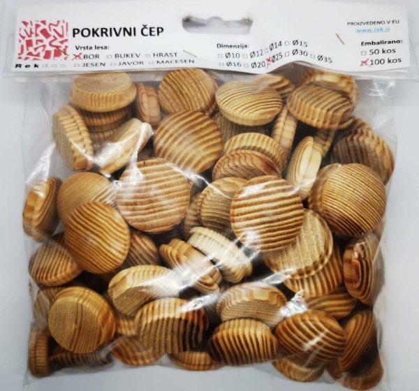 Pokrivni čepki BOR