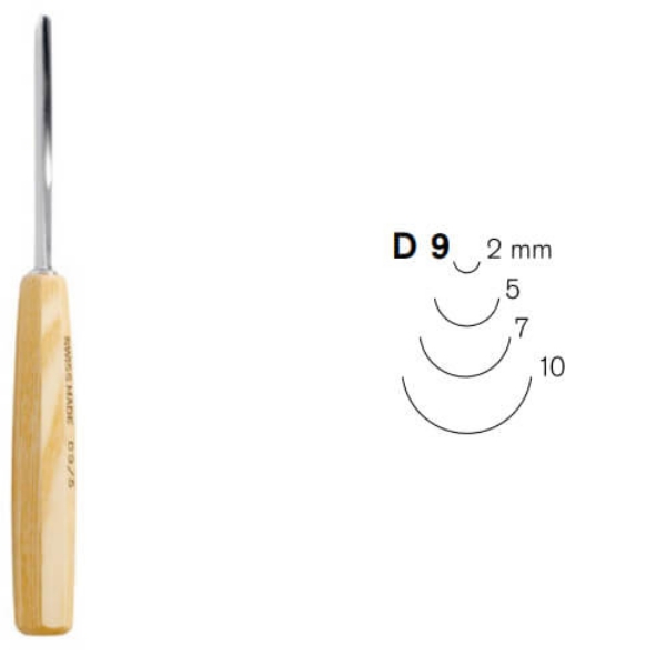 Hobby rezbarsko dleto D 9	