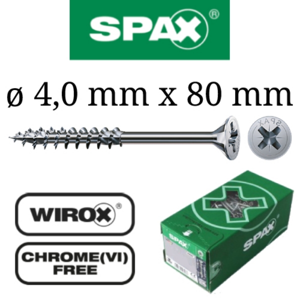 Vijaki Spax 4,8mm x 80 mm