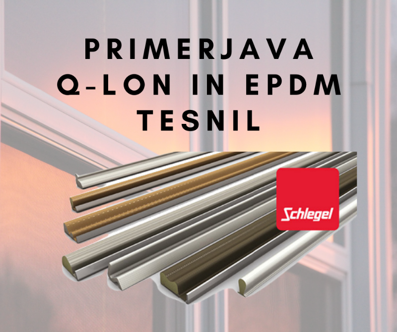 Primerjava tesnil Q-LON in EPDM