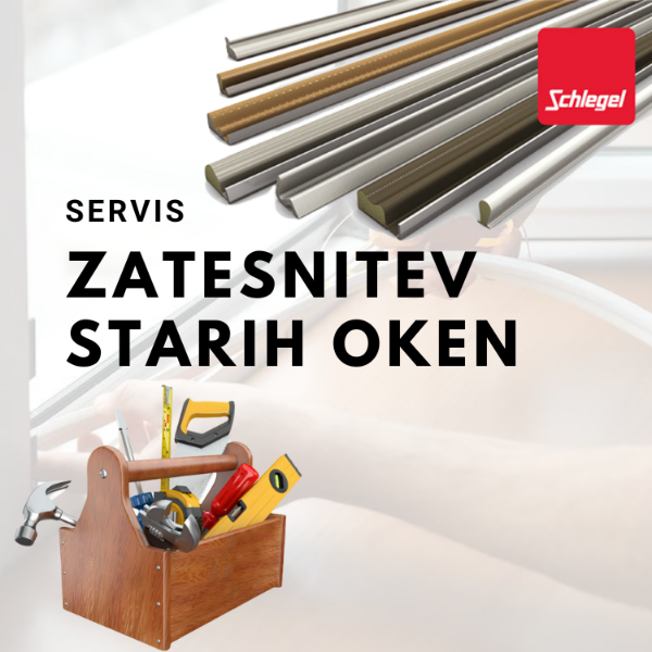 Servis - zatesnitev starih oken