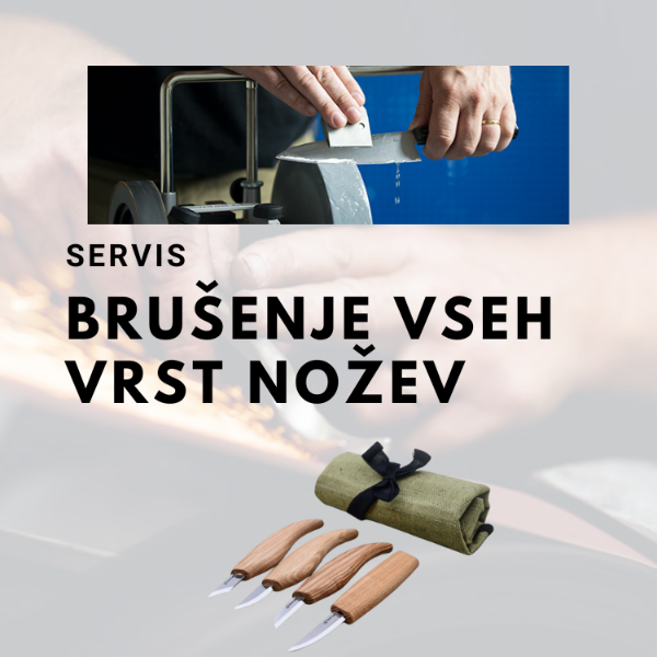 Brušenje kuhinjskih in drugih vrst nožev