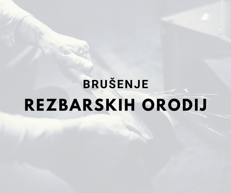 Brušenje rezbarskih orodij