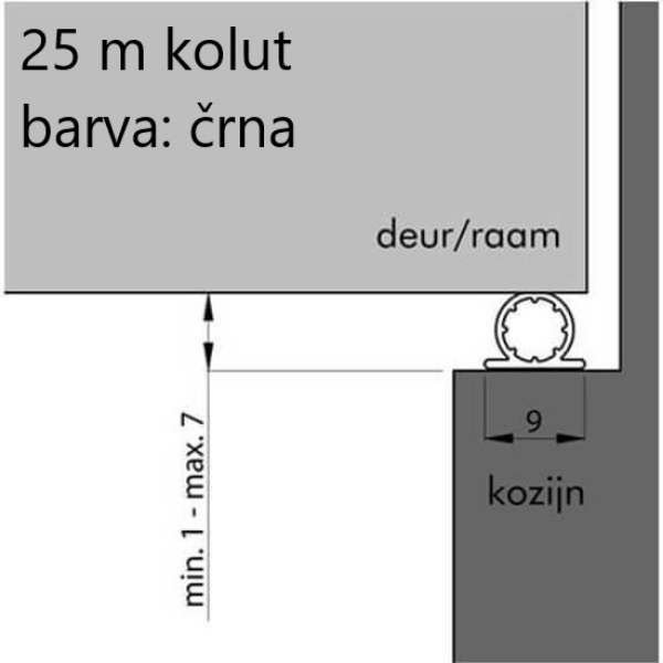 Tesnilo SIL OMEGA 137 - SAMOLEPILNO (25 m kolut)