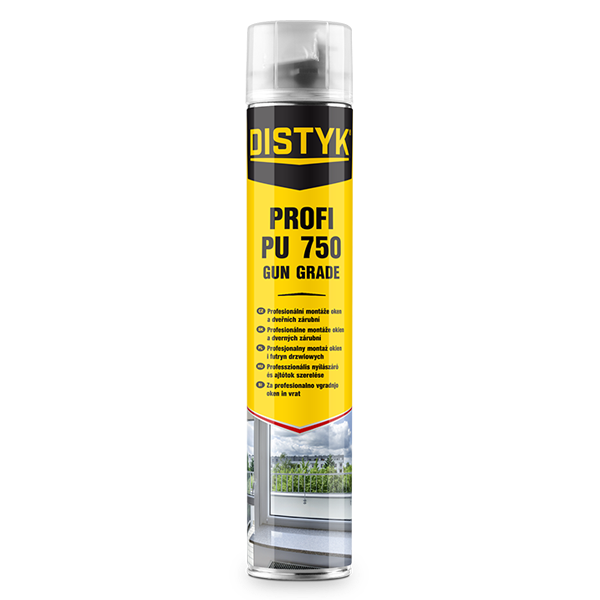 Distyk pištolska pena PROFI 750 ml