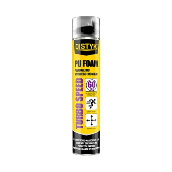 Distyk pištolska pena TURBO/HITRA 750 ml